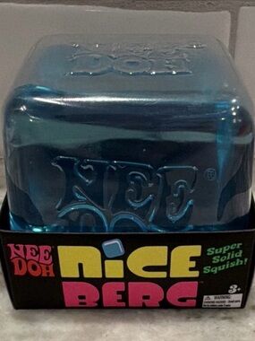 NeeDoh Nice Berg Blue Squishy Cube